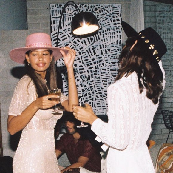 Lack Of Color Sierra Rose Full Brim Pink Wool Hat main image 7